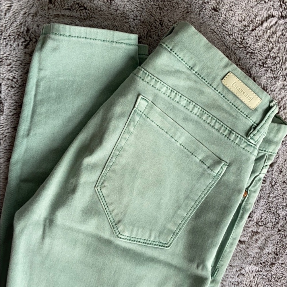 Blank NYC mint legging/jeans